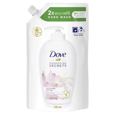 Dove tek. mýdlo 500ml lotus | Toaletní mycí prostředky - Tekutá mýdla - S dávkovačem